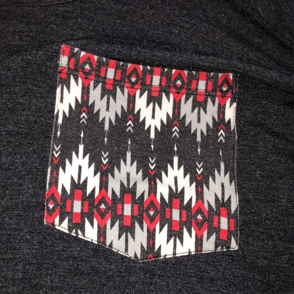 Rue 21 Shirt Size XS 3/4 length sleeves that button Pocket Design Stretchy - Picture 5 of 7